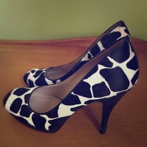 Calf leather pumps